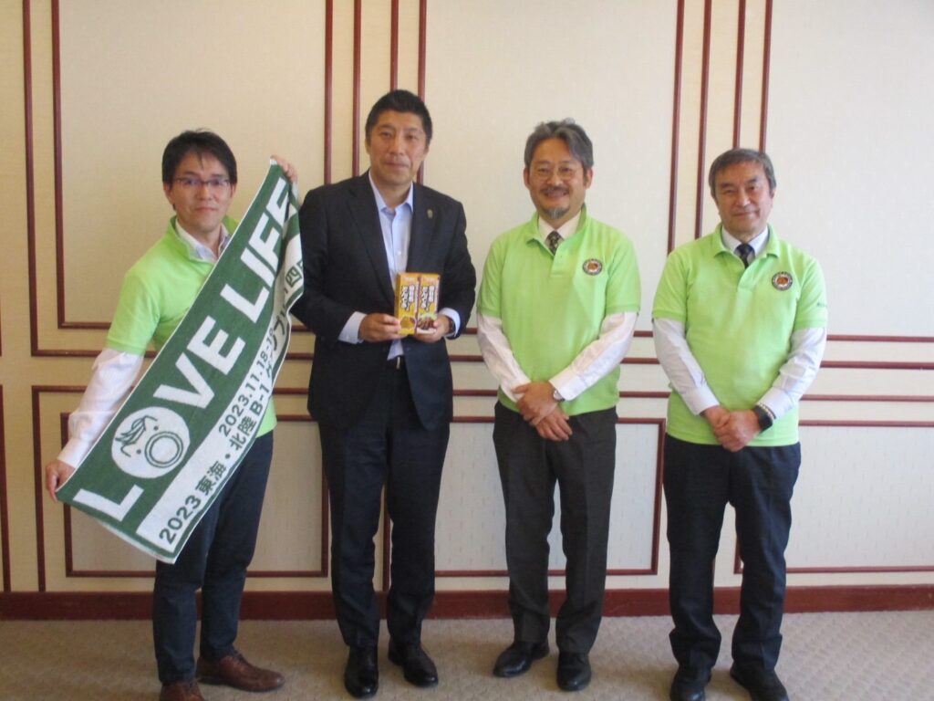 四日市市長訪問