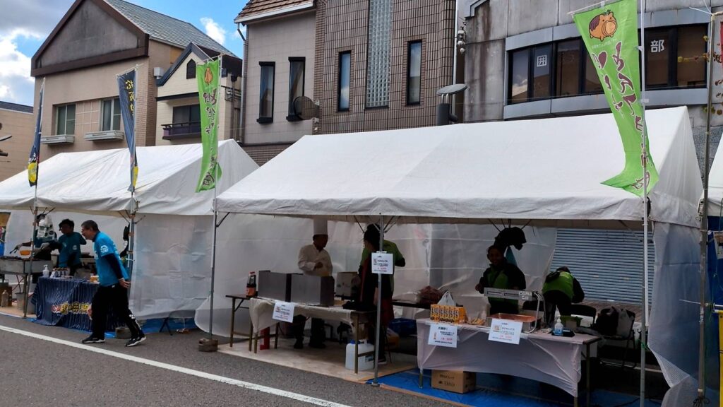 氏郷祭りに出展