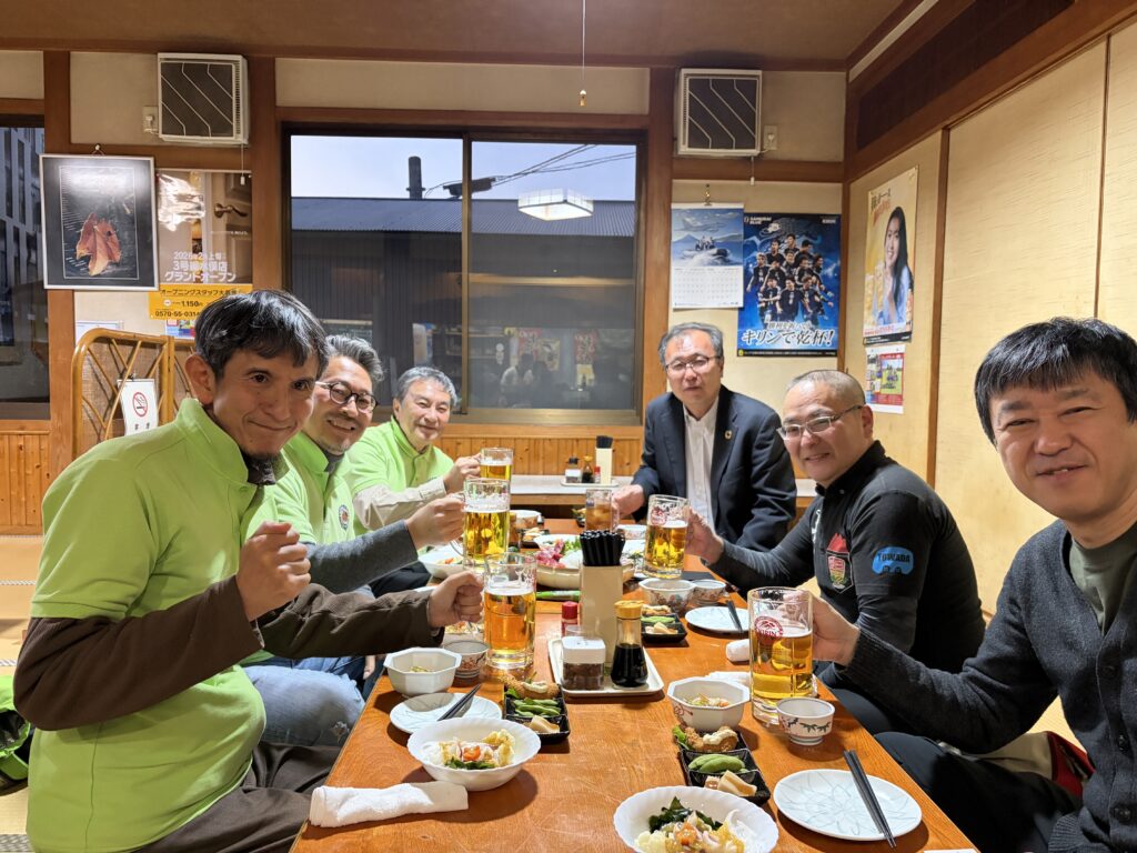 水俣ちゃんぽん学会との懇親会